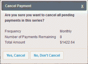 cancel payment 3