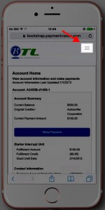 Mobile Menu Collapsed