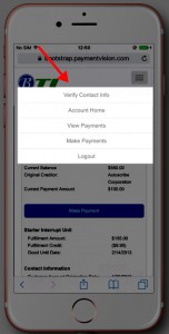 Mobile Menu Expanded