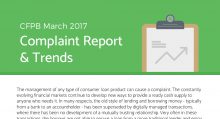 PaymentVision CFPB Complaint Report March 2017