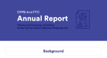 CFPB and FTC Annual Report Infographic